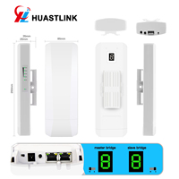 Puente Inalámbrico Punto a Punto de Largo Alcance de 3 km, 450 Mbps, 5.8G, Red Exterior, Plug and Play, Fuente de Alimentación POE, Puente Inalámbrico Wifi