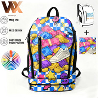 Mochila Ligera de Gran Capacidad para Estudiantes, Personalizable con Impresión, Mochila Deportiva Informal con Logotipo Personalizado para Equipos de Baloncesto, Bolsas para Hombre