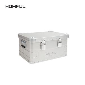 HOMUFL wholesale popular outdoor camping aluminum alloy storage box box chair