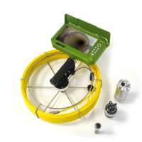 Système de caméra endoscopique portable pour inspection de tuyaux avec moniteur 7 pouces, compteur de mètres et compatibilité étendue (optionnel)