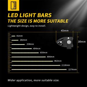 <span class=keywords><strong>LED</strong></span>-werklampbalk <span class=keywords><strong>LED</strong></span>-koplamp lichtbalk met bedradingssysteem floodlight reflector combo werklamp voor 4x4 auto offroad - Product Image 3