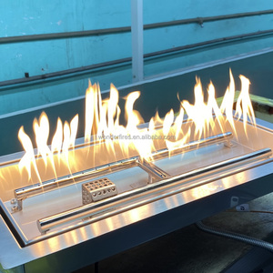 Rectangle Patio DIY Fire Pit Burner Kit Système kits de brûleur de foyer en acier inoxydable - Product Image 3