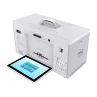 Imprimante de cartes d'identité portable mobile avec module OCR pour caméra binoculaire et impression par retrait OEM ODM /Wi-Fi/USB PVC