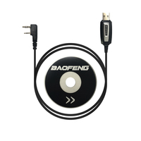 Cable de Datos USB Baofeng para Radio Bidireccional UV-5R UV-10R UV-82 GT-3TP UV16-Max BF-888S RT-5R Walkie Talkie, Cable de Programación USB