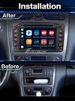 Lecteur DVD de voiture Android 16 Erisin ES9163C 7 pouces pour Mercedes W203 W209 W463 W168 W639, CarPlay sans fil, DSP, 8 Go, 128 Go