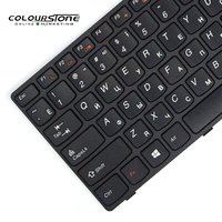 Clavier d'ordinateur portable rétroéclairé de remplacement par le fabricant, touches multimédias, disposition RU, noir, pour IdeaPad G580 G580A G585 Z580 Z585