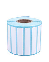 Etiqueta de producto personalizada de fábrica Etiqueta Térmica Directa de color Rollo de adhesivo térmico de código de barras en blanco de alta calidad