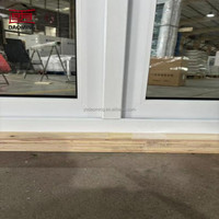 Porte en PVC renforcée en acier, double vitrage, isolation phonique, porte battante et coulissante en PVC pour projets de construction