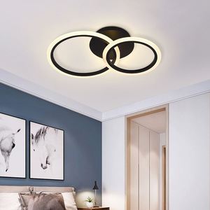 Plafonnier LED encastré de conception moderne pour le salon, métal acrylique à la mode, prix de gros, télécommande incluse - Product Image 4