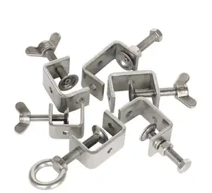 304 in acciaio inox C morsetto Mini tigre morsetto metallo resistente U morsetti con apertura larga stabile della mascella