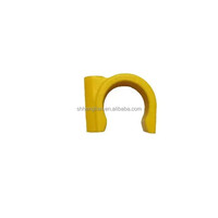 Clip de fixation en plastique épaissi en U pour tuyau de gaz ondulé DN15 avec vis d'expansion, fabrication sur mesure