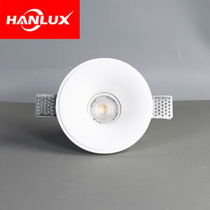 Inbouw ronde vierkante GU10 LED gipsplafondlamp voor slaapkamer, gang, slimme, anti-verblindende downlight - Product Image 1