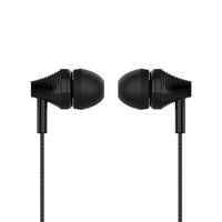 Smartlike MT-AU04 Earphone Berkabel 3.5Mm dengan Mikrofon Kabel Elastisitas Tinggi Mikrofon Bawaan Driver 10Mm untuk Ponsel Tablet Laptop