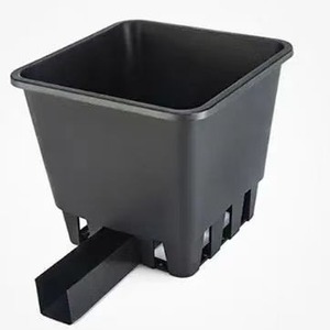 Vente en gros pots de pépinière carrés en plastique pour bleuets pots de fleurs pour serre jardinières jardinières d'extérieur - Product Image 4