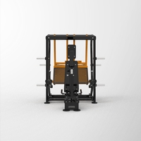 Machine à presser les hanches à charge libre avec conception de réduction de la charge vertébrale pour le développement de la force des fessiers et du bas du corps
