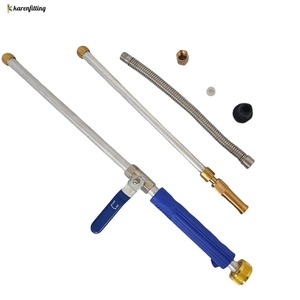 Lance de nettoyage haute pression - Buse flexible pour le nettoyage de voitures, animaux domestiques et fenêtres, outil de nettoyage de gouttières et de terrasses à jet d'eau - Product Image 2