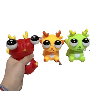 2024 nouveau Design blague presser Animal Pop Out yeux tournant Dragon soulagement du Stress Pop Out oeil presser jouets