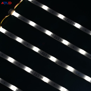 Barre LED étanche CCT rétroéclairée à grille, 3030, 12 LED/m, 10W, 178 °   Barre de LED en aluminium 24V IP67 IP20, barre de lumière LED pour plafond - Product Image 1