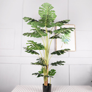 Árbol Artificial en Maceta, Hojas de Capibara, Árbol Falso, Decoración de Bonsái, Combinación de Plantas Verdes, Venta al por Mayor - Product Image 5