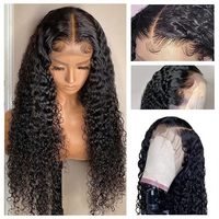 Perruque complète en cheveux humains vierges 100 % naturels sans colle, avec dentelle 360 HD transparente, style brésilien, pour femmes noires – Sans perte de cheveux