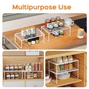 Lanejoy Metal 2 Organizzatore per Armadietti da Cucina, Scaffali Impilabili ed Espandibili - Product Image 3