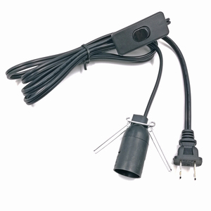 Mở Rộng Kit Chúng Tôi Cắm Điện Phẳng Dây Cáp 303 On Off Chuyển Đổi Ánh Sáng E14 Ổ Cắm Bóng Đèn Muối Dây Đèn - Product Image 5