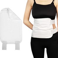 Respirant réutilisable huile de ricin Pack Wrap compresse Pad soulagement pour la désintoxication du foie insomnie Constipation maux d'estomac douleurs musculaires