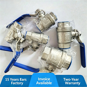 Vanne à boisseau sphérique pleine passée SS304, 1 pièce, filetage femelle NPT, pour coupure de conduite d'eau, avec levier, résistante à la corrosion, anti-fuite, ensemble de pose - Product Image 5