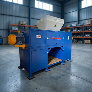 Trituradora de Residuos Mixtos de Alta Resistencia, Doble Eje, Semiautomática, 500 Kg/Hr, Máquina Industrial de Reciclaje - Product Image 1