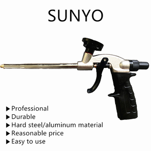 Pistolet à <span class=keywords><strong>mousse</strong></span> manuel de qualité industrielle, entièrement métallique, pour agent d'étanchéité en <span class=keywords><strong>polyuréthane</strong></span>, pistolet à calfeutrer spécial - Product Image 2