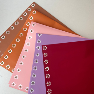 Papel de Regalo Impermeable de PVC Reciclable para Ramos de Flores, Hojas de Papel de Regalo Floral de Diseño Coreano para el Día de San Valentín - Product Image 5