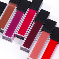 Rouge à lèvres liquide mat végétalien OEM, hydratant, longue tenue, résistant à l'eau, format standard, vente en gros