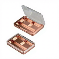 Palette de fard à paupières personnalisée étui à sourcils vide étui d'emballage de cosmétiques en plastique conteneur de fard à paupières oem odm