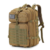 2025 baru kualitas tinggi 45L 50L 900D ransel taktis tahan air dengan Molle kamuflase Khaki hitam Pak serangan tas ponsel
