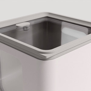 <span class=keywords><strong>Italy</strong></span> thương hiệu thực phẩm chịu nhiệt nhựa vuông grey Polypropylene thực phẩm lưu trữ container một lần - Product Image 3