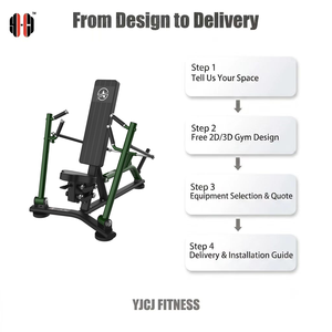 <span class=keywords><strong>Prensa</strong></span> de Brazos Independiente de Acero con Respaldo Ajustable y Base <span class=keywords><strong>Abierta</strong></span> para Carga, Equipo de Gimnasio Comercial para Pecho, Seguro - Product Image 2