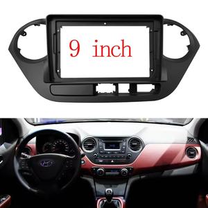9-Zoll 2-DIN Android Autoradio-Einbaurahmen für Hyundai Grand I10 2013-2016 Auto-Stereoanlage Armaturenbrett-Verkleidung Blende Frontplatte - Product Image 4