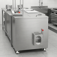 Machine à Compostage de Déchets Alimentaires à Chauffage par Huile Thermique Haute Puissance 4,5 CV pour Cuisine Centrale