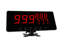 Système d'appel sans fil Take A Number Queue Machine Grand écran Moniteur avec bouton de commande