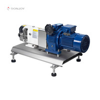 DONJOY sanitaire 316L pompes de transfert haute viscosité liquide électrique pompe à lobes rotatifs