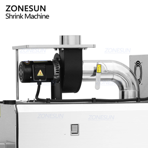 เครื่องห่อฟิล์มหดแบบกึ่งอัตโนมัติ ZONESUN ZS-ZQ15 สำหรับขวดซอสและเครื่องดื่ม พร้อมระบบอบไอน้ำ - Product Image 4