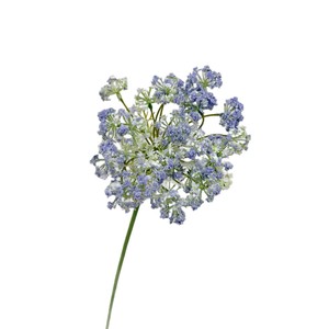 Single Stem Large Lace Rice Flower Artificial Flower Green Yellow <b>Light</b> Purple Blue White High Simulation Wedding Decoration - Product Image 5