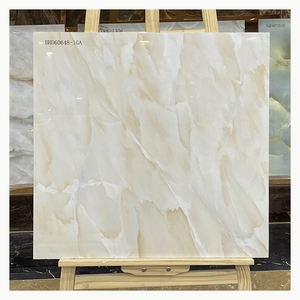 أرضية رخامية عالية الجودة 60x60 لامعة من كارارا بورسلين أبيض بورسلين بيسو بورسلاناتو للحدود الريفية للمعيشة الداخلية - Product Image 5