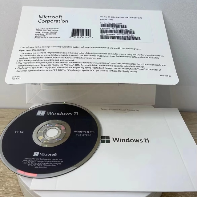 Windows 11 Pro Dvd Pack  Global Online Activation Win 11 Pro  Lifetime Warranty Windows 11