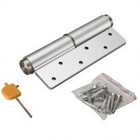 Charnière hydraulique invisible à amortisseur réglable pour portes cachées, charnière à fermeture douce