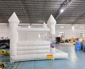 Château gonflable <span class=keywords><strong>blanc</strong></span> avec fosse à balles - Product Image 4