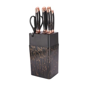 Ensemble de couteaux de cuisine HORECA Premium avec manche en marbre pour cuisine commerciale - Stock important - Product Image 3