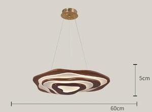 Nouveaux luminaires de plafond en bois à 3 étages pour salon, chambre à coucher, chambre d'enfant, design moderne irrégulier en chêne, luminaire de plafond en bois - Product Image 3