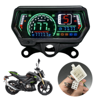 Paling Laris Multifungsi Motor Tachometer Digital Panel Tampilan Dash untuk Escuda EM 200 EM200