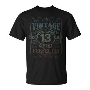 T-shirt promozionale vintage in edizione limitata del 2012 per il 13° compleanno (13 anni) - Product Image 2